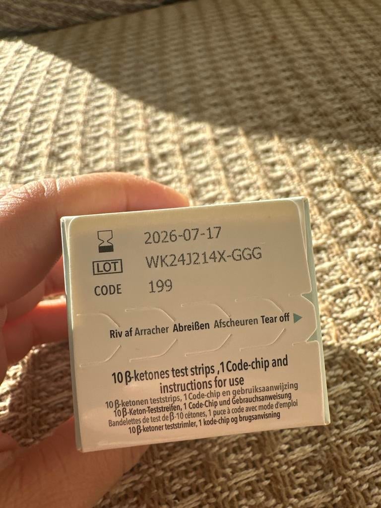 DIATESSE XPER β-ketonen teststrips (10 stuks), Ophalen of Verzenden, Nieuw, Overige typen
