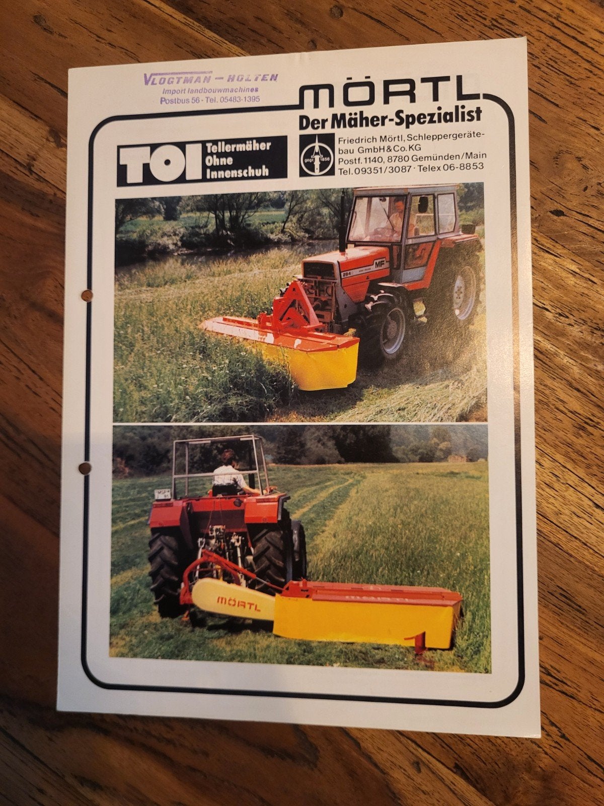 tractor folder Mörtl der Mäher-spezialist, Ophalen of Verzenden, Zo goed als nieuw