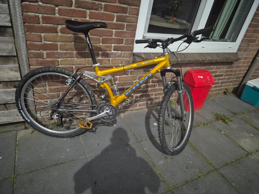 Te koop vintage Kona fully MTB, Fietsen en Brommers, Fietsen | Mountainbikes en ATB, Fully, Zo goed als nieuw, Ophalen, Overige merken