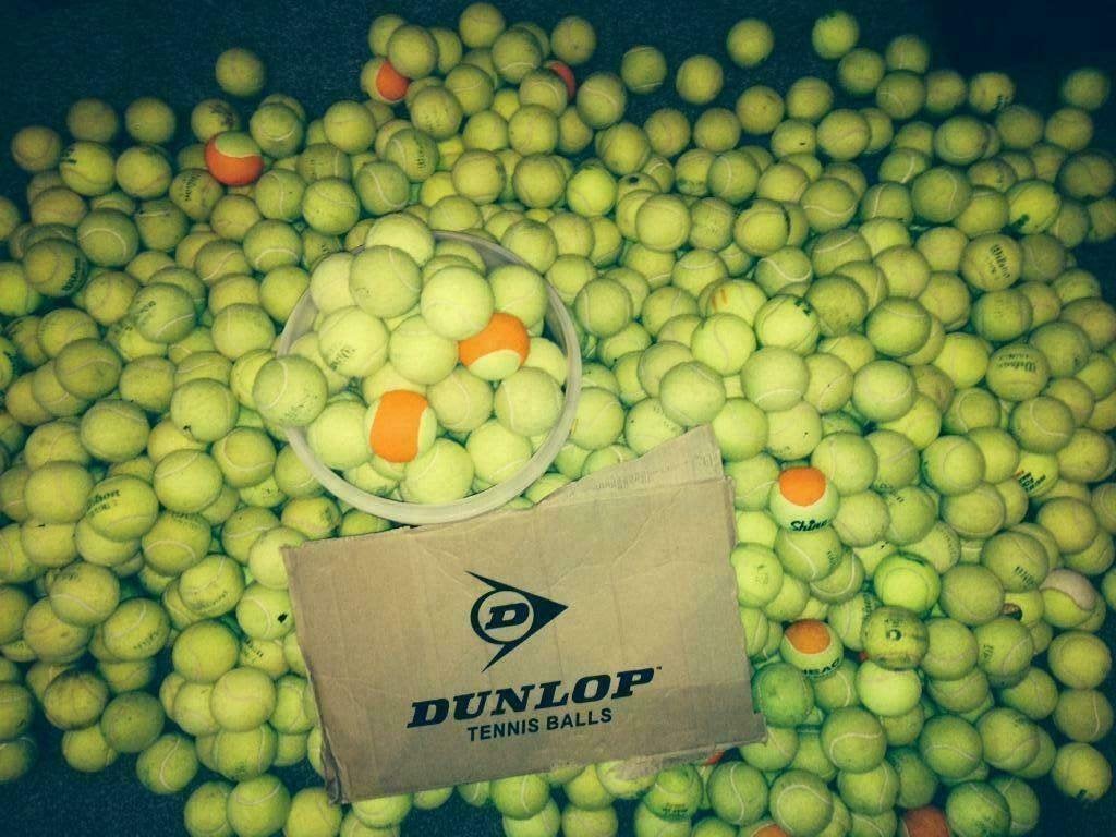 mooie tweede hands tennis ballen, Ophalen of Verzenden, Gebruikt