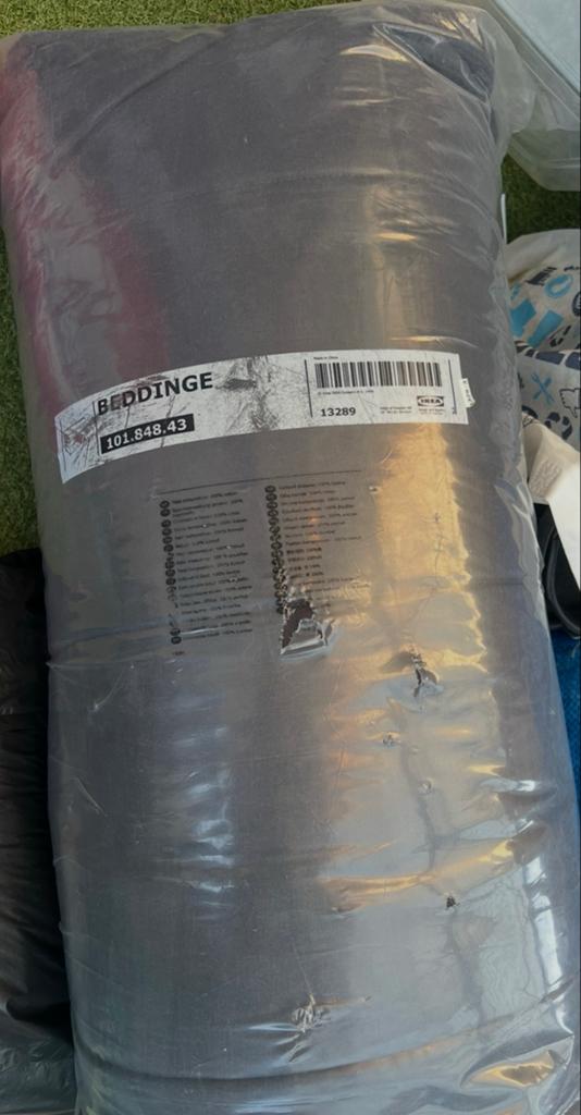 IKEA BEDDINGE Slaapbank Hoes - Grijs (101.848.43), Huis en Inrichting, Ophalen of Verzenden, Overige maten, Grijs, Nieuw