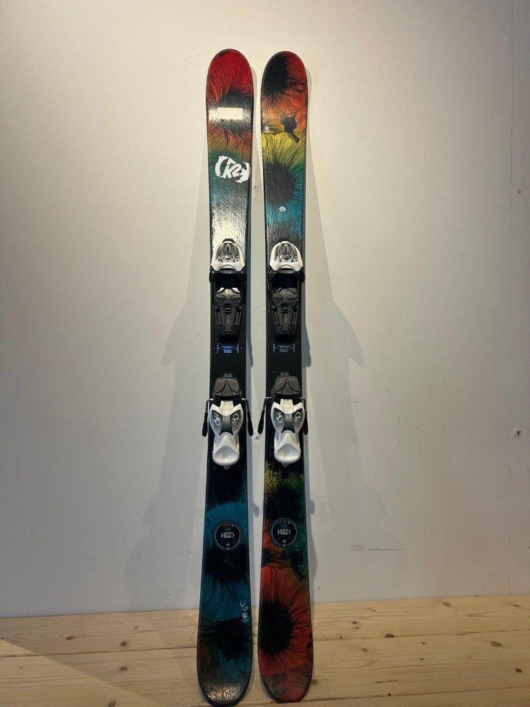 K2 Missy Junior Freestyle ski's 129 cm met Marker bindingen, Sport en Fitness, Overige merken, Gebruikt, Info@k2.com, 100 tot 140 cm