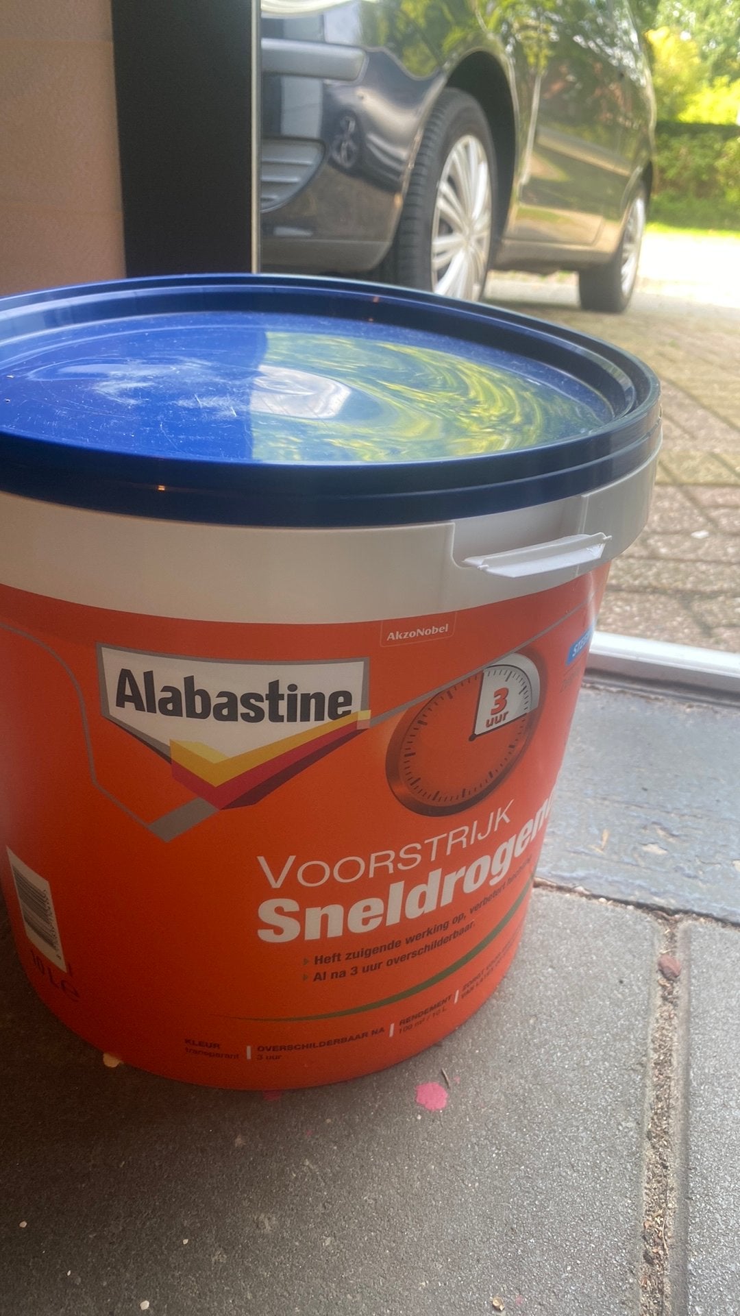 Voorstrijk alabastine, Ophalen, Zo goed als nieuw, Wit