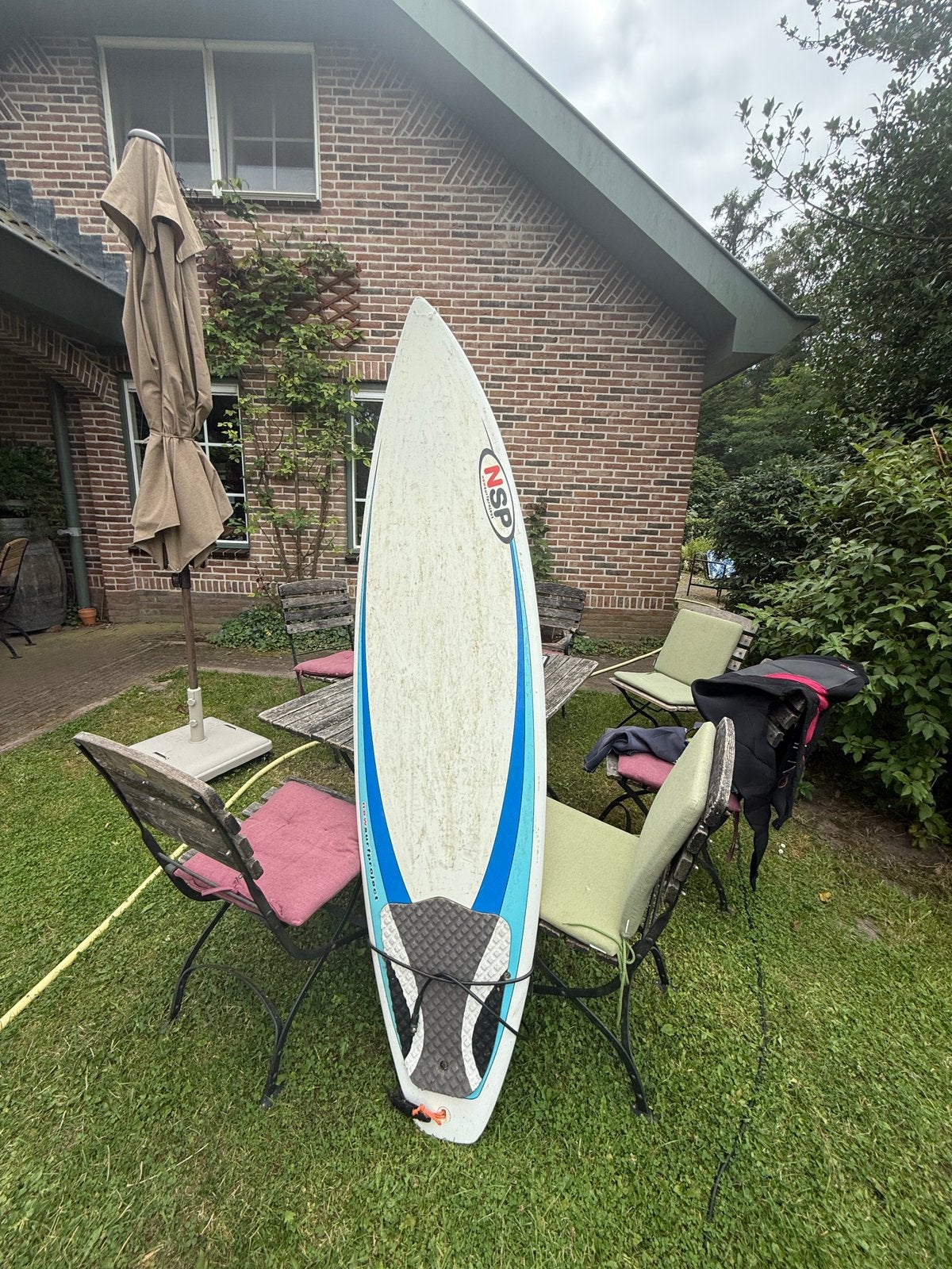 NSP 6’6 surfboard, Watersport en Boten, Golfsurfen, Ophalen, Gebruikt, Shortboard, Met koord