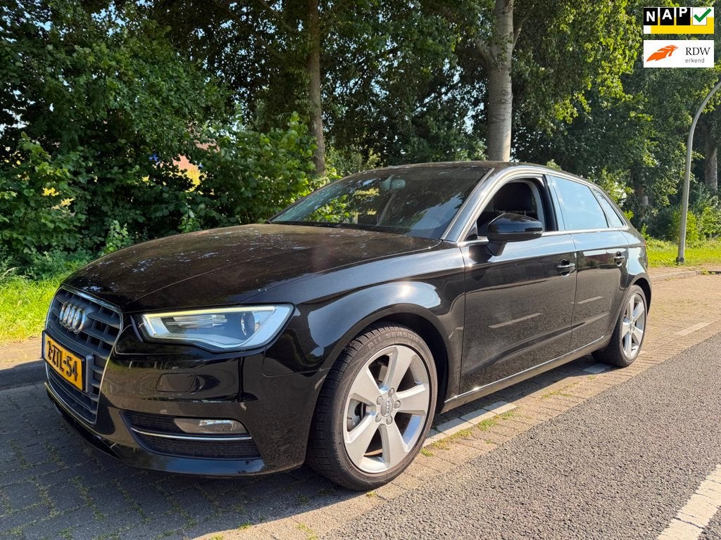Audi A3 Sportback 1.2 TFSI Ambition Pro Line plus automaat ,, Gebruikt, Euro 6, 4 cilinders, Zwart