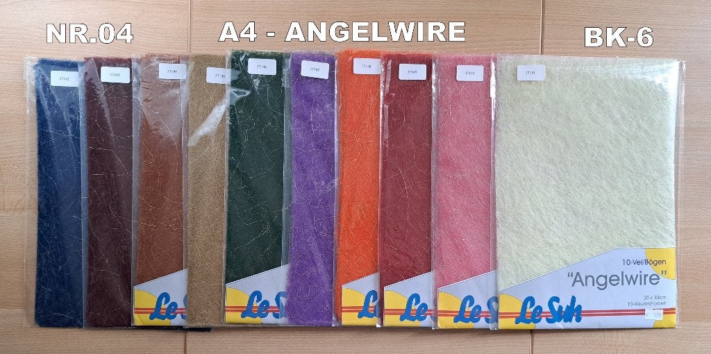 nr.04...A4 - ANGELWIRE - 10 SOORTEN - 51 PAKJES, Nieuw, Meerkleurig, Ophalen of Verzenden, Papier of Karton