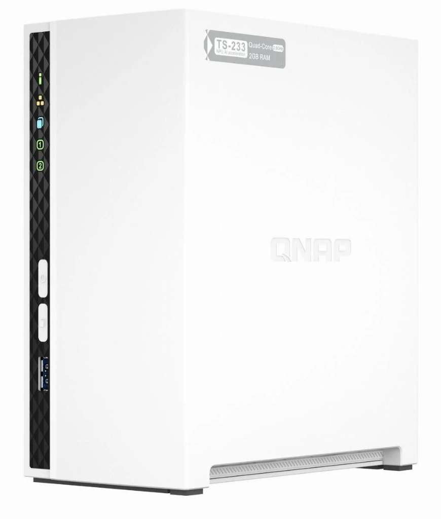 QNAP TS-233 NAS nieuwste model, Computers en Software, Ophalen of Verzenden, Zo goed als nieuw