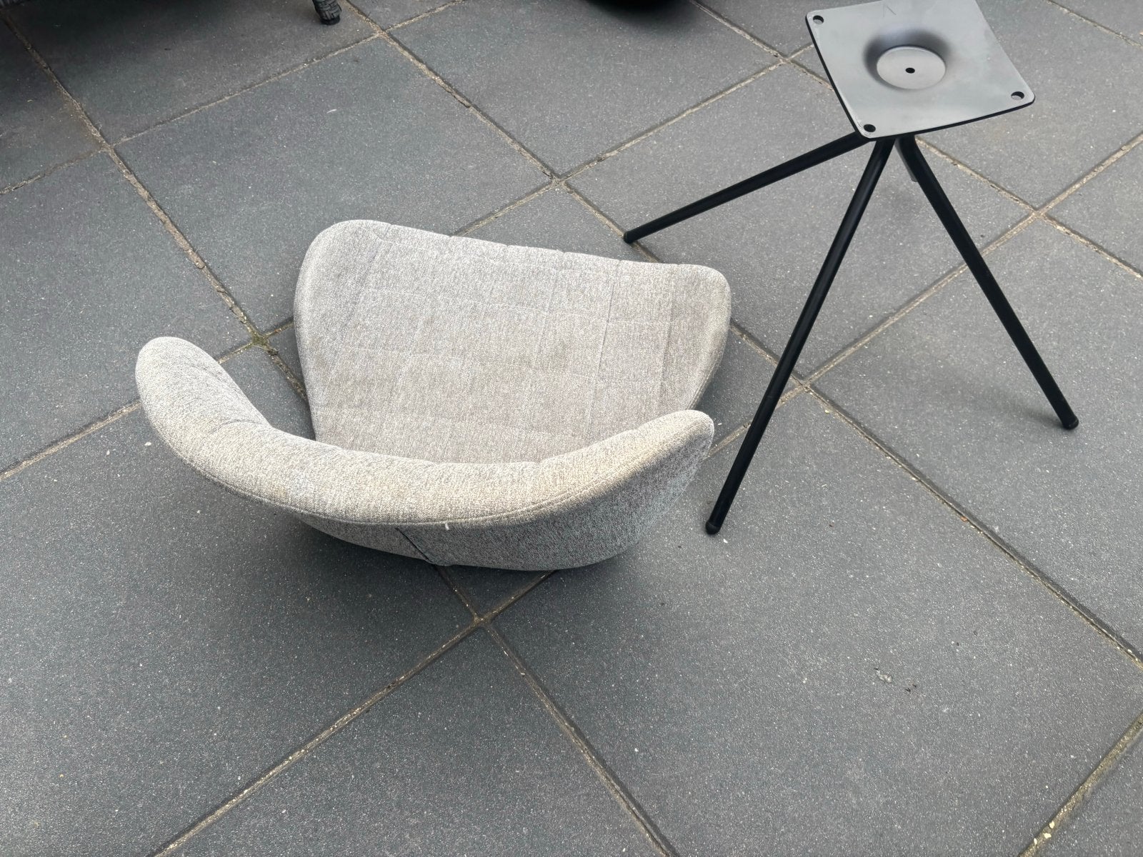 Gratis zitting stoel (merk zuiver) met kapot onderstel, Ophalen, Gebruikt, Eén, Stof