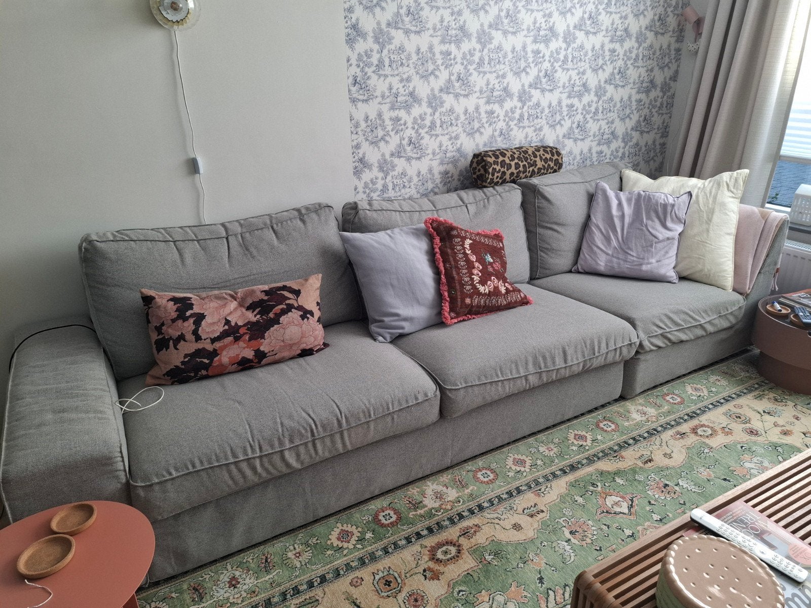 Kivik 3-zitsbank + hoekdeel, Huis en Inrichting, Ophalen, 250 tot 300 cm, Gebruikt, Hoekbank