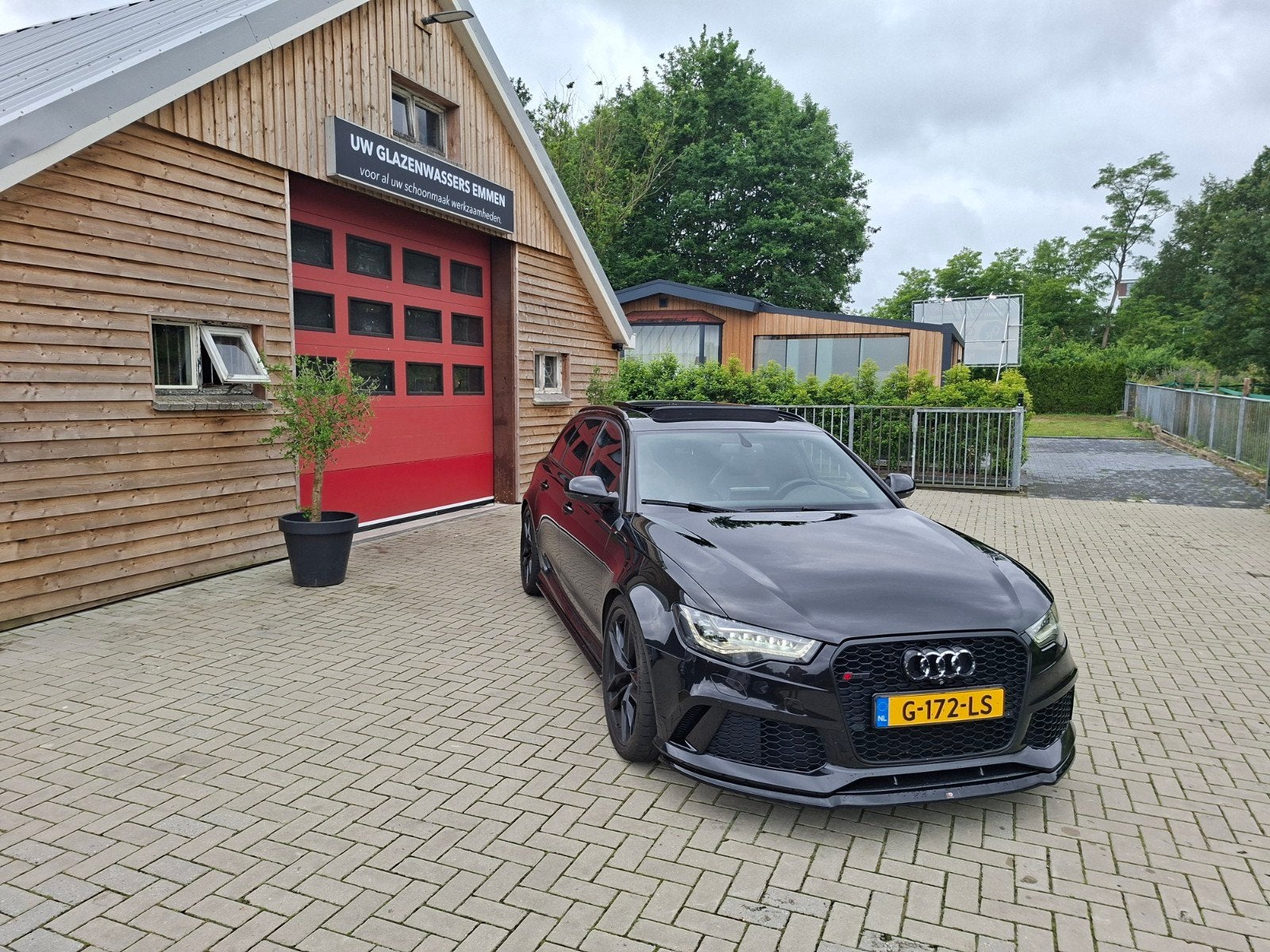 Audi RS6 4.0 445KW Quattro Avant 2013 Zwart nieuwe apk !!!, Auto's, Audi, Automaat, 8 cilinders, 10 km/l, Stationwagon