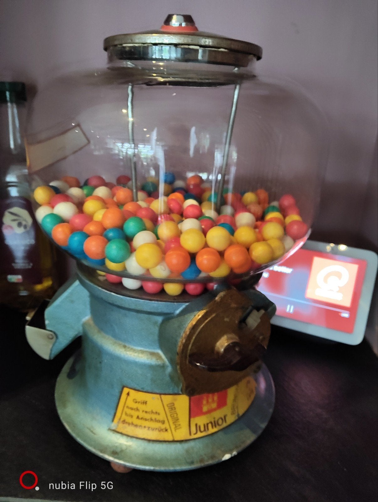 Vintage Kauwgomballen Automaat - Werkt met Duitse Mark, Ophalen of Verzenden