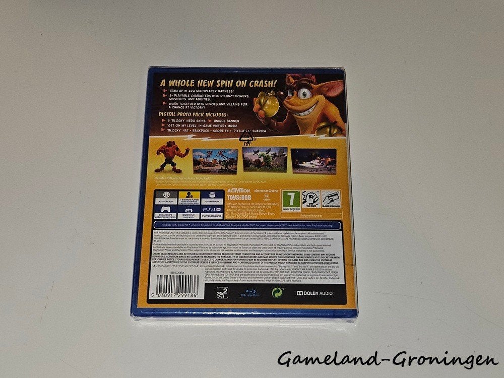 Crash Team Rumble - Deluxe Edition (PS4) GESEALD, -, -, 1 speler, Nieuw