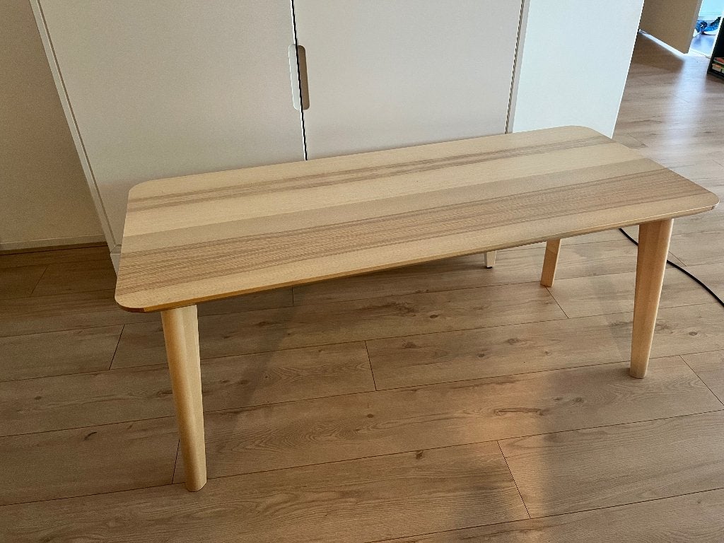 Tafel/ speeltafel IKEA LISABO essenfineer, Ophalen, Minder dan 50 cm, 100 tot 150 cm, Zo goed als nieuw