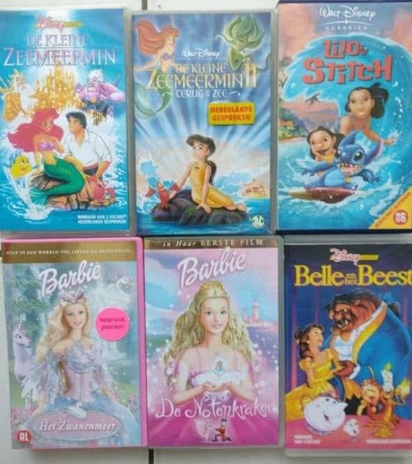 Grote collectie Disney en Barbie films op DVD, Avontuur, Gebruikt, Alle leeftijden, Boxset