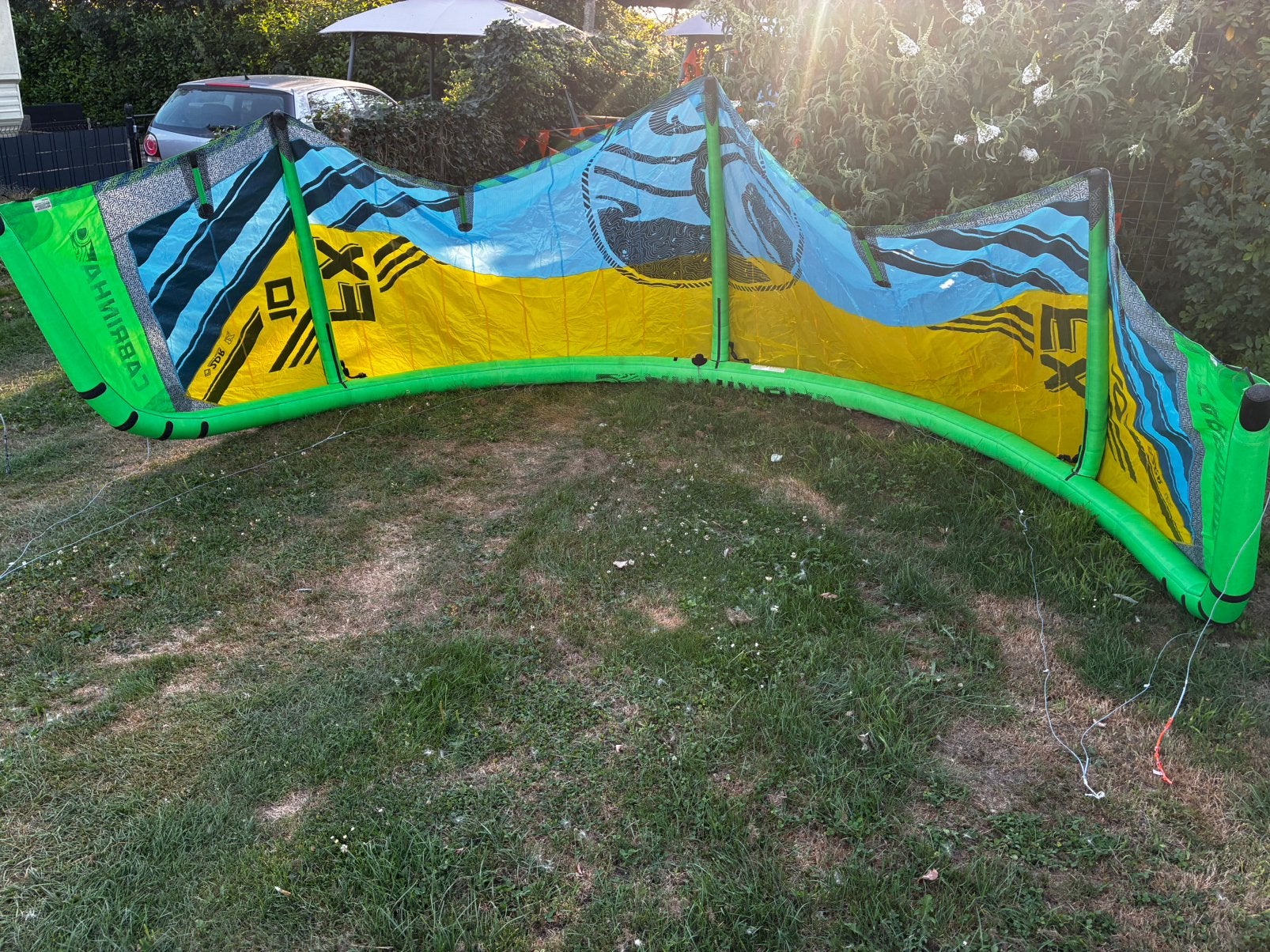 Beginners set cabrinha (compleet), Ophalen, Kitesurf-set, Twintip, 10 m²