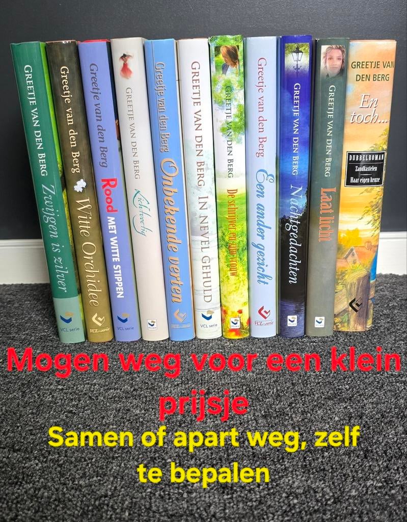 Leesboeken van Greetje van den Berg, Boeken, Gelezen, Ophalen of Verzenden, Nederland, Greetje van den Berg