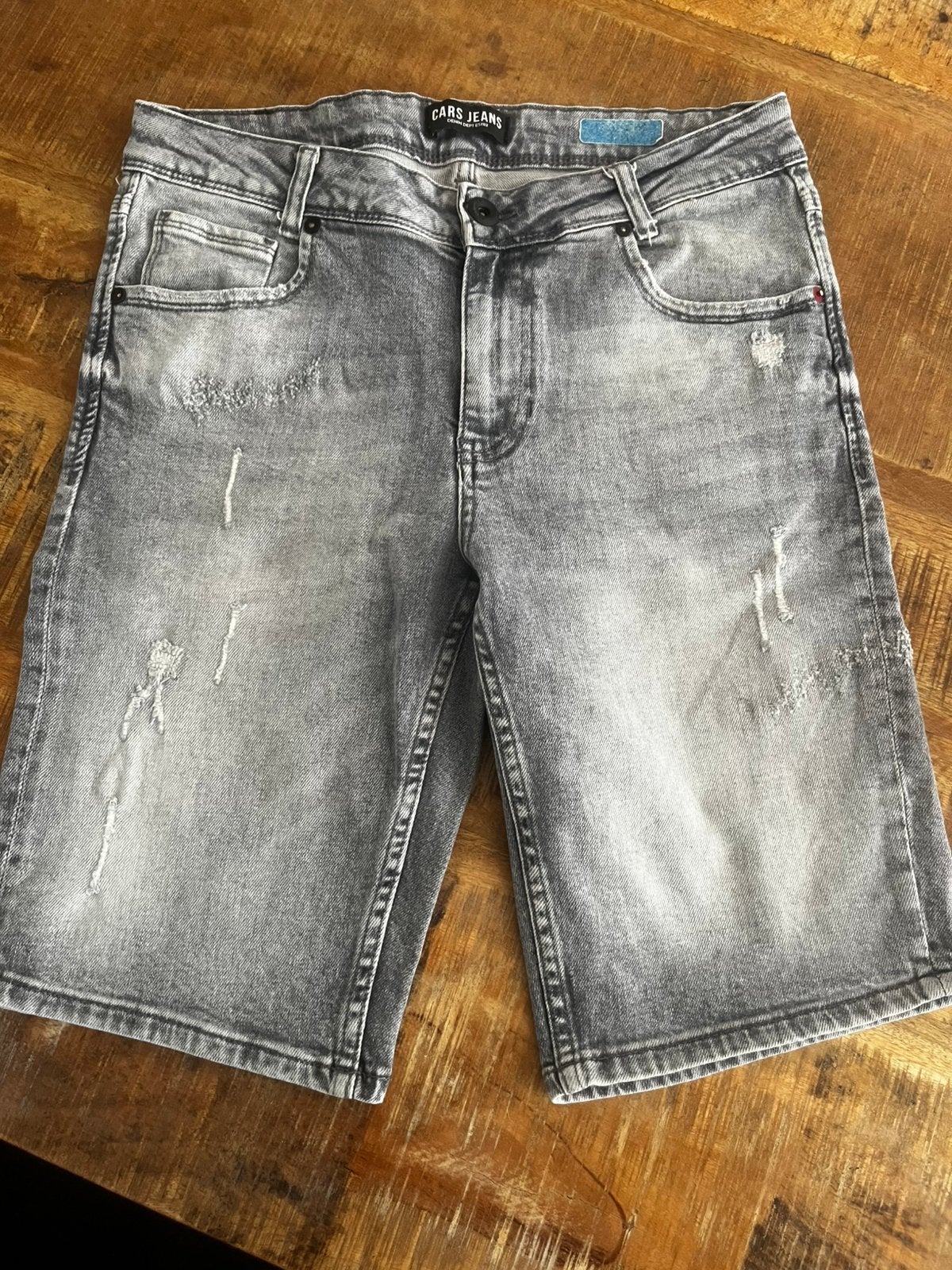 Cars jeans korte broek jeans grijs maat S heren, Ophalen of Verzenden, Zo goed als nieuw, Grijs, W32 (confectie 46) of kleiner