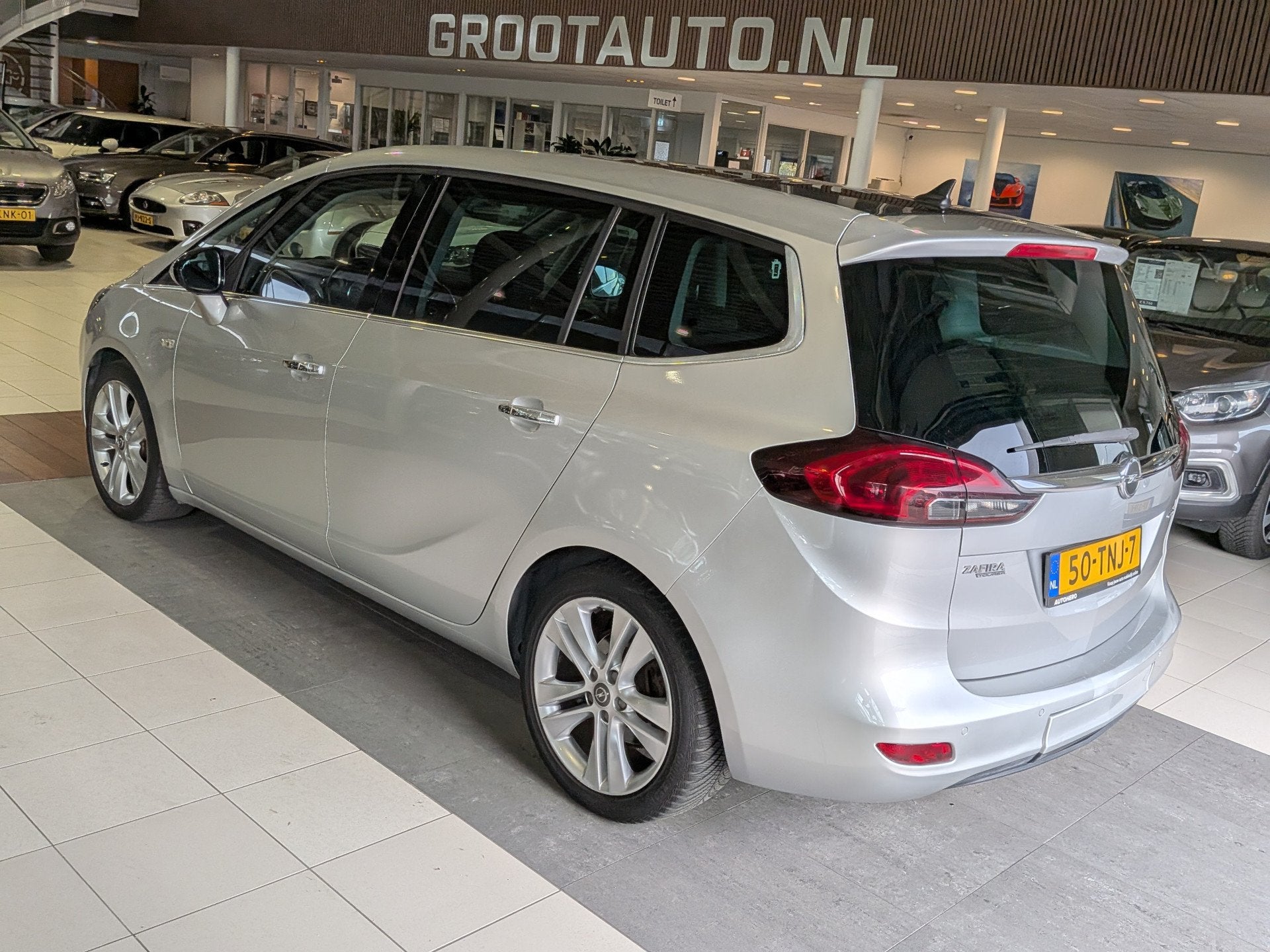 Opel Zafira Tourer 1.4 Cosmo Panoramadak, Airco, Cruise Cont, Euro 5, Stof, Gebruikt, 4 cilinders