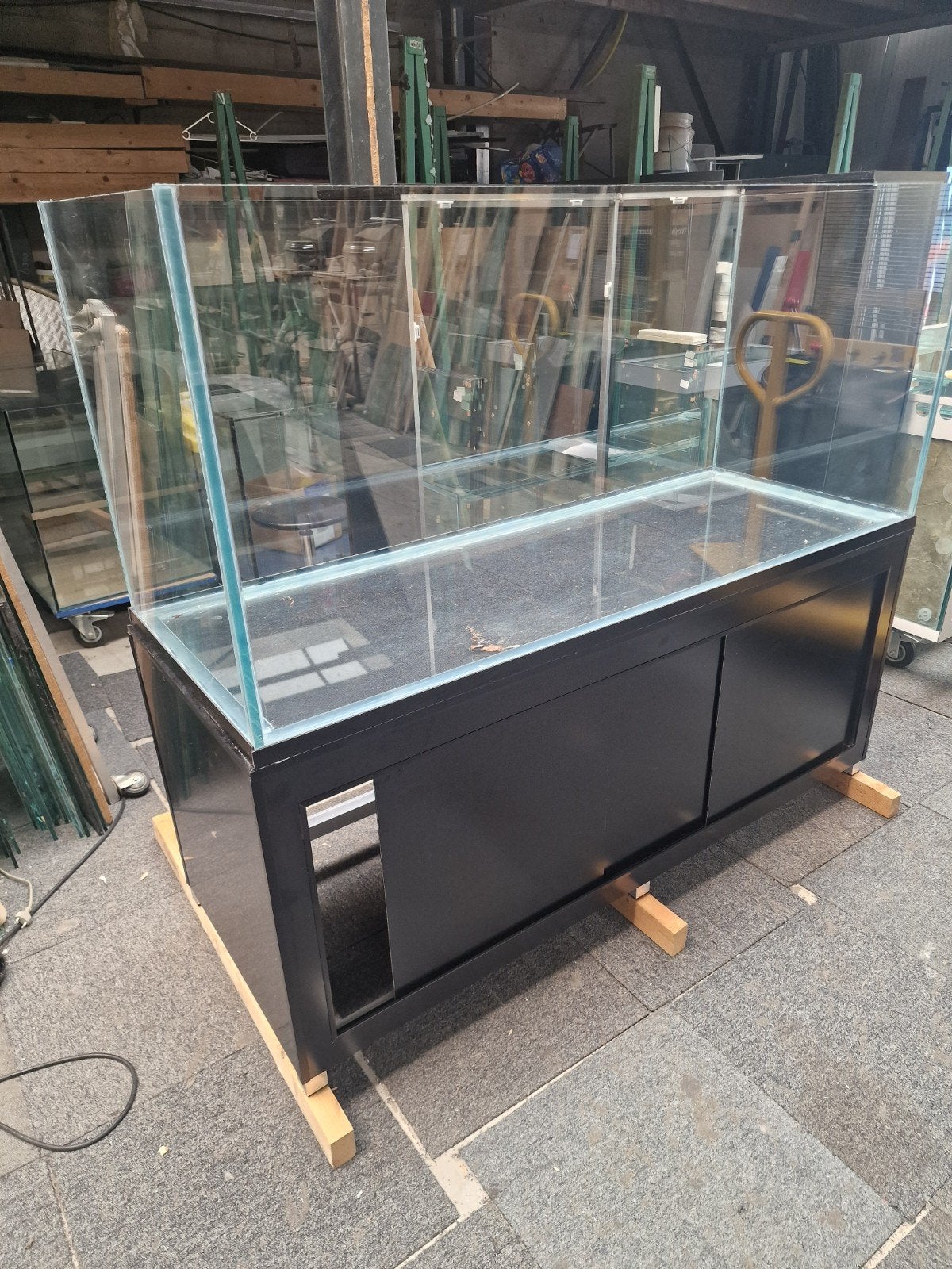 160x60x70 hoog Rimles  extra helder  glas ( Nieuw), Aquariumbouwer, Deutzstraat 2 1976bl, Ophalen of Verzenden, Leeg aquarium