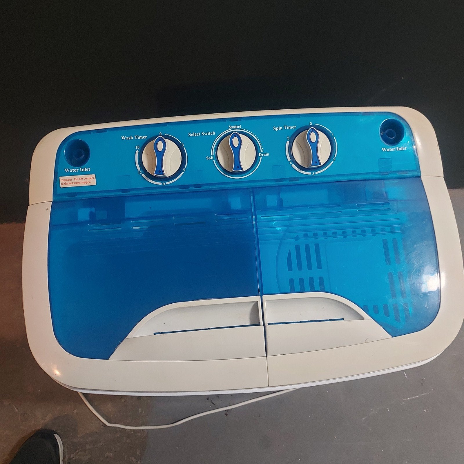 mini wasmachine met centrifuge - Ideaal voor kleine, Witgoed en Apparatuur, Wasmachines, Ophalen, Minder dan 85 cm, Energieklasse A of zuiniger