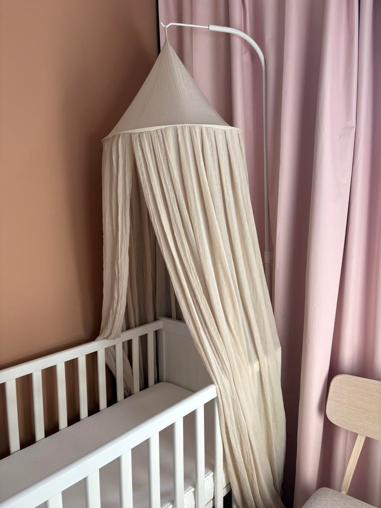Jollein klamboe + standaard, Kinderen en Baby's, Kinderkamer | Inrichting en Decoratie, Ophalen, Zo goed als nieuw, Klamboe