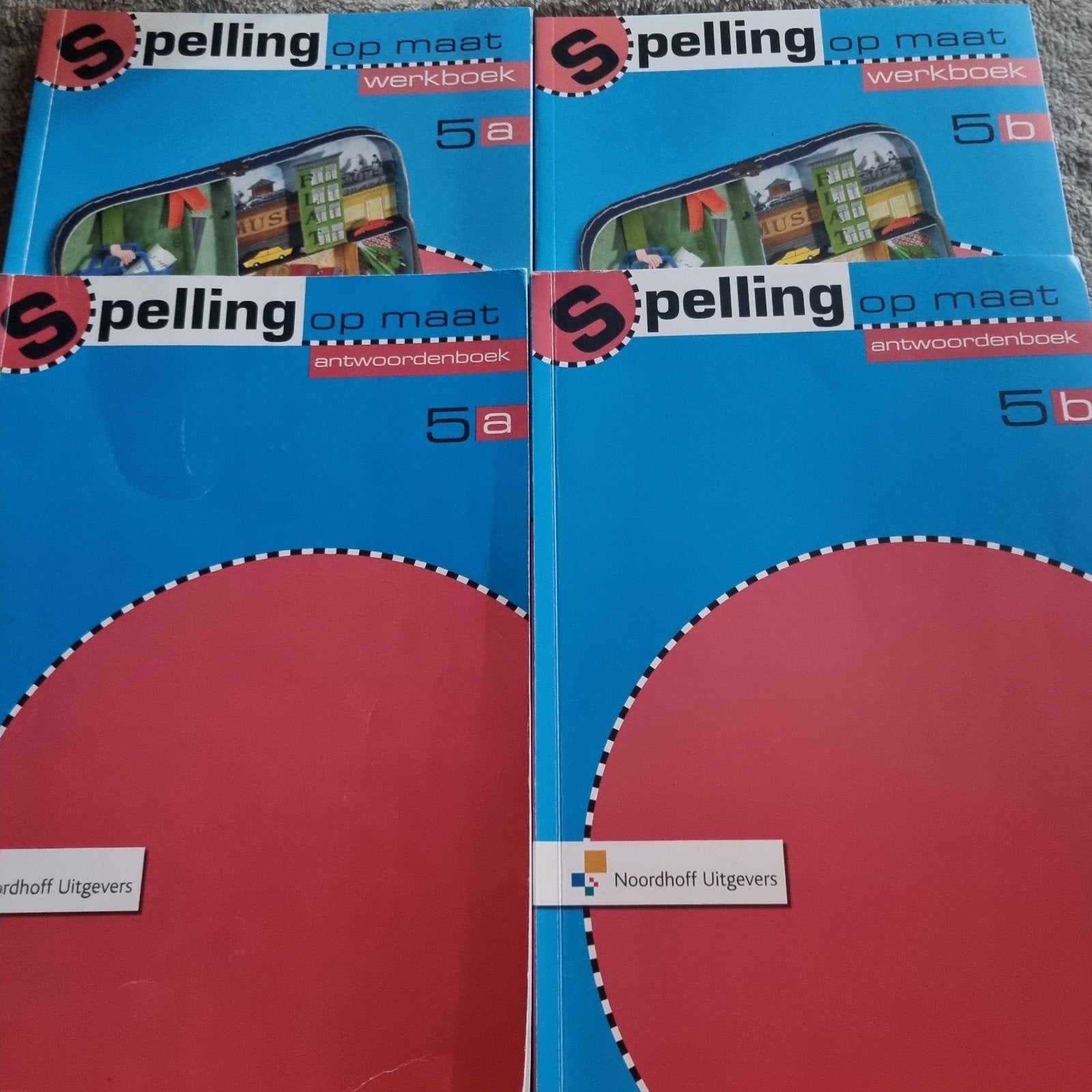 Spelling op Maat Werkboek en Antwoordenboek 5a 5b, Ophalen of Verzenden, Nieuw, Fictie algemeen