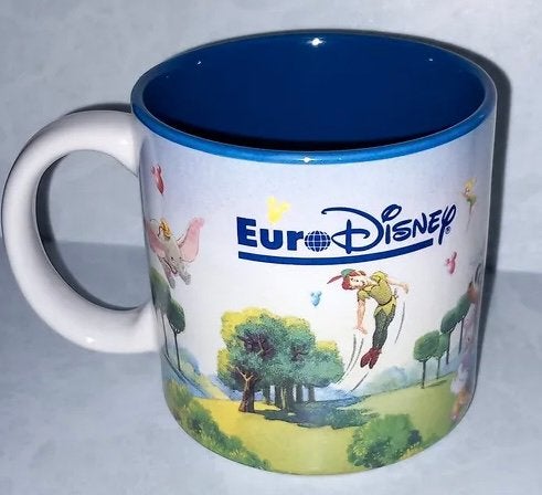 Vintage eurodisney grote mok - disneyland pariijs, Verzenden, Mickey Mouse