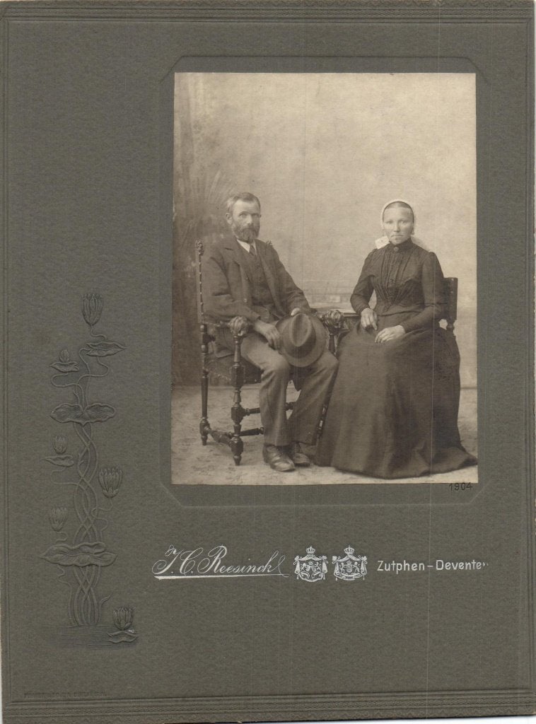 Grote Foto -Klederdracht Sallandse Dracht - H.C. Reesinck, Gebruikt, Foto, Klederdracht, Ophalen of Verzenden