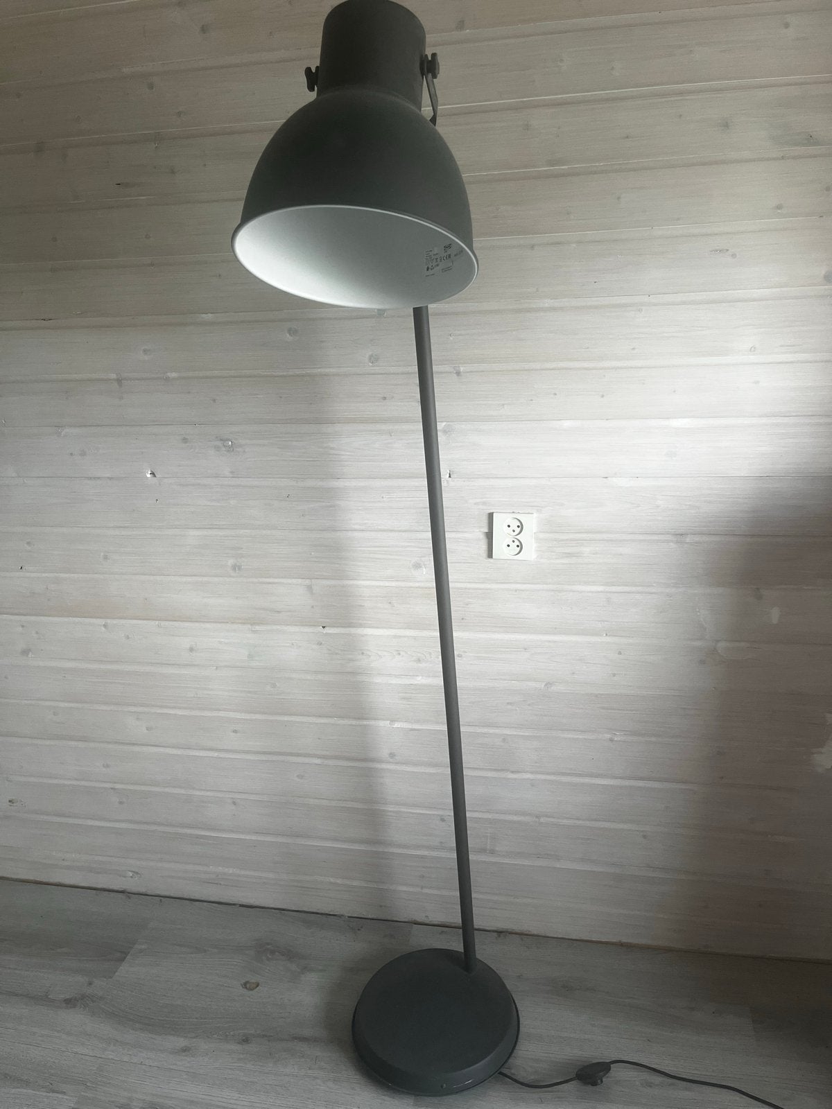 IKEA Lersta Vloerlamp en Zwarte Hanglamp Set, Ophalen, Gebruikt, E27 (groot), Metaal