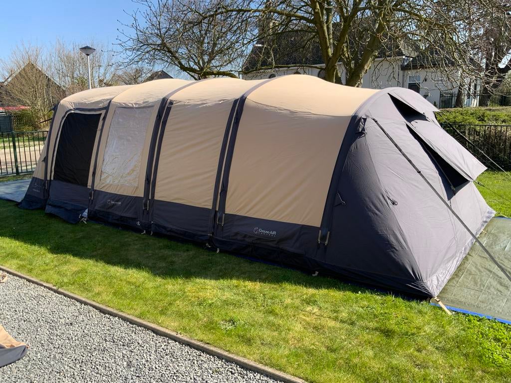 Bardani Air Tent 5 380 TC persoons met pomp en tapijt, Ophalen, Gebruikt, Tot en met 5