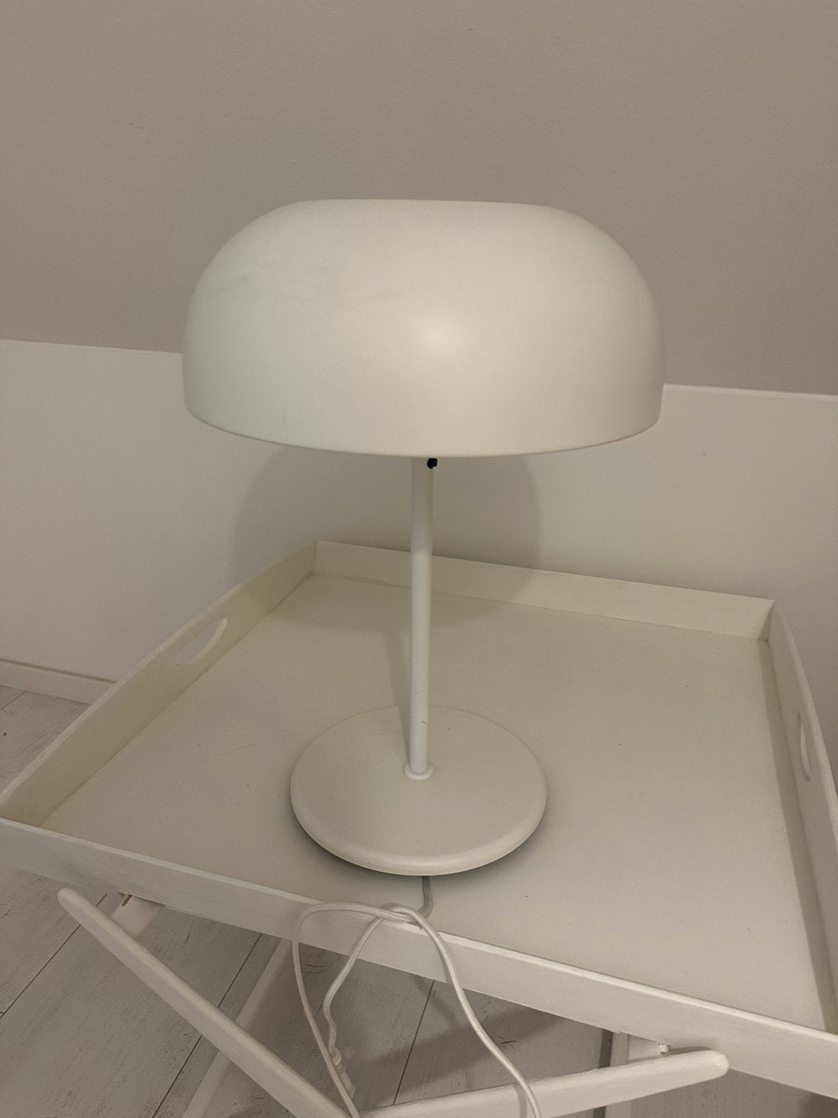 Tafellamp wit, Huis en Inrichting, Wit, Ophalen, Zo goed als nieuw
