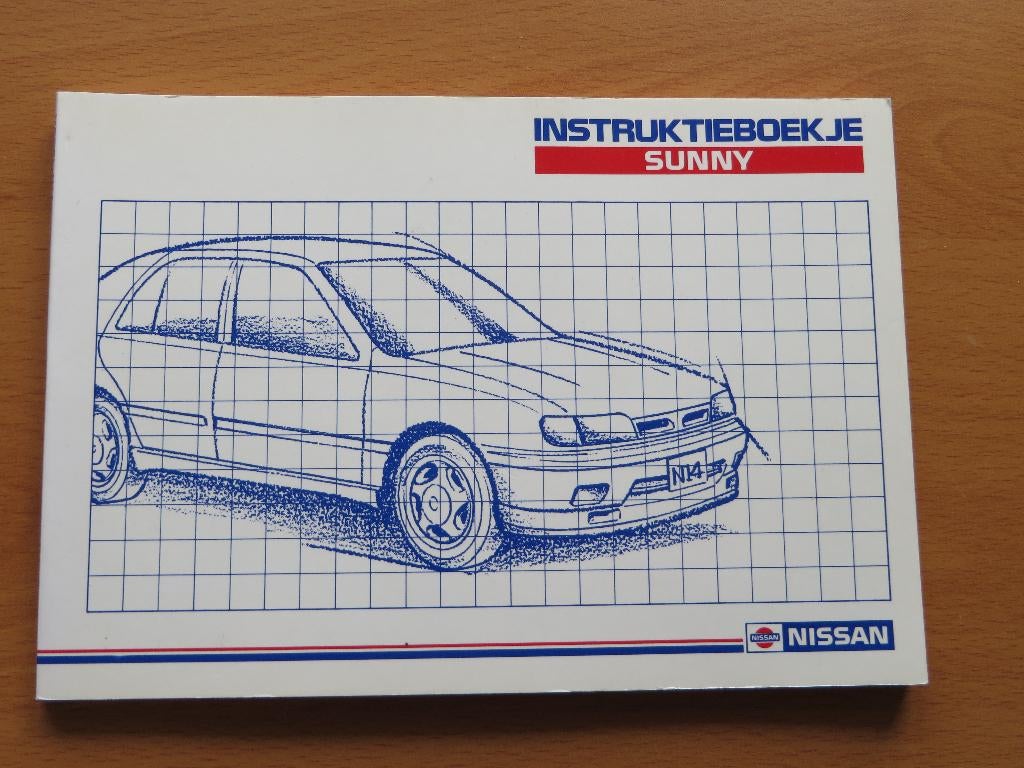 nstructie boekje Nissan Sunny, Ophalen of Verzenden
