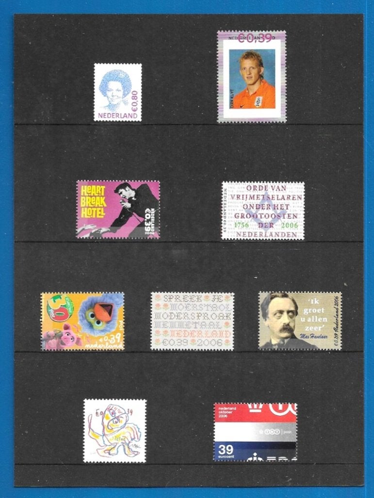 Jaarcollectie Postzegels 2006, Postzegels en Munten, Verzenden, Na 1940, Postfris