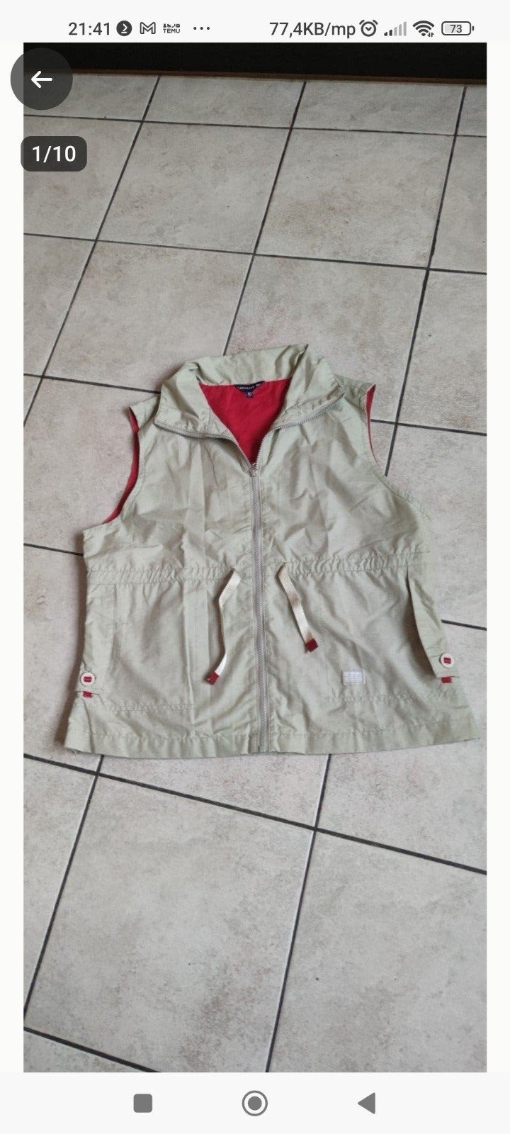 Lapagayo Sport Bodywarmer Maat 42, Beige, Lapagayo, Ophalen of Verzenden, Zo goed als nieuw
