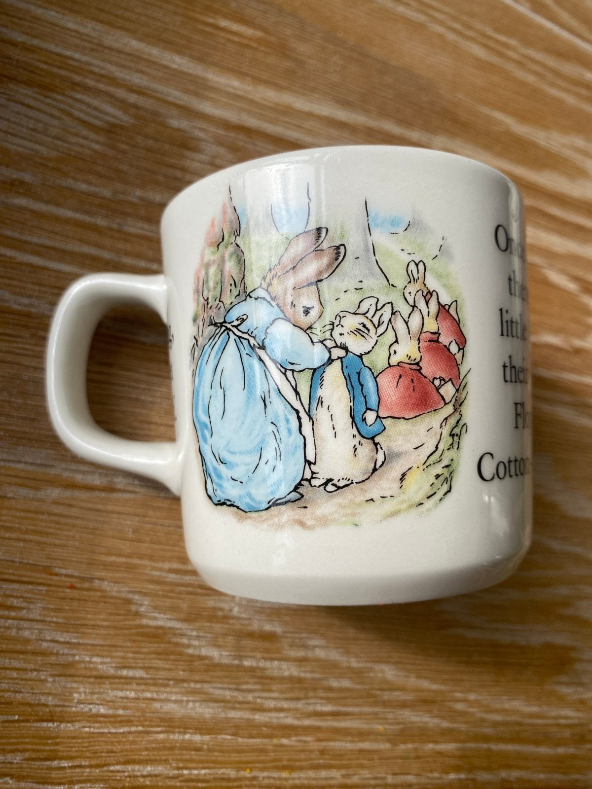 Vintage Wedgwood Peter Rabbit Beker - Beatrix Potter Design, Ophalen of Verzenden, Zo goed als nieuw