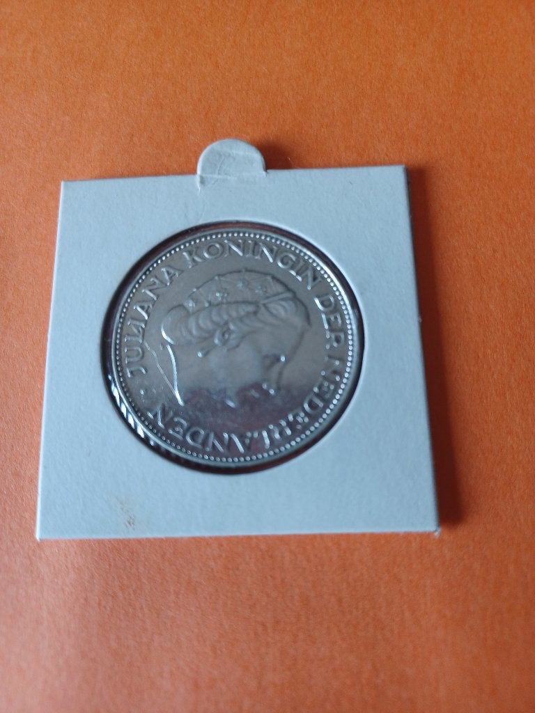 zilveren rijksdaalder  1961, Koningin Juliana, Zilver, Ophalen of Verzenden, Losse munt