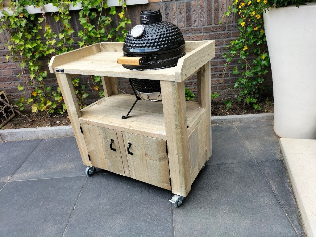Bbq tafels van steigerhout, Ophalen of Verzenden, Nieuw, Houtskool, Vrijstaand
