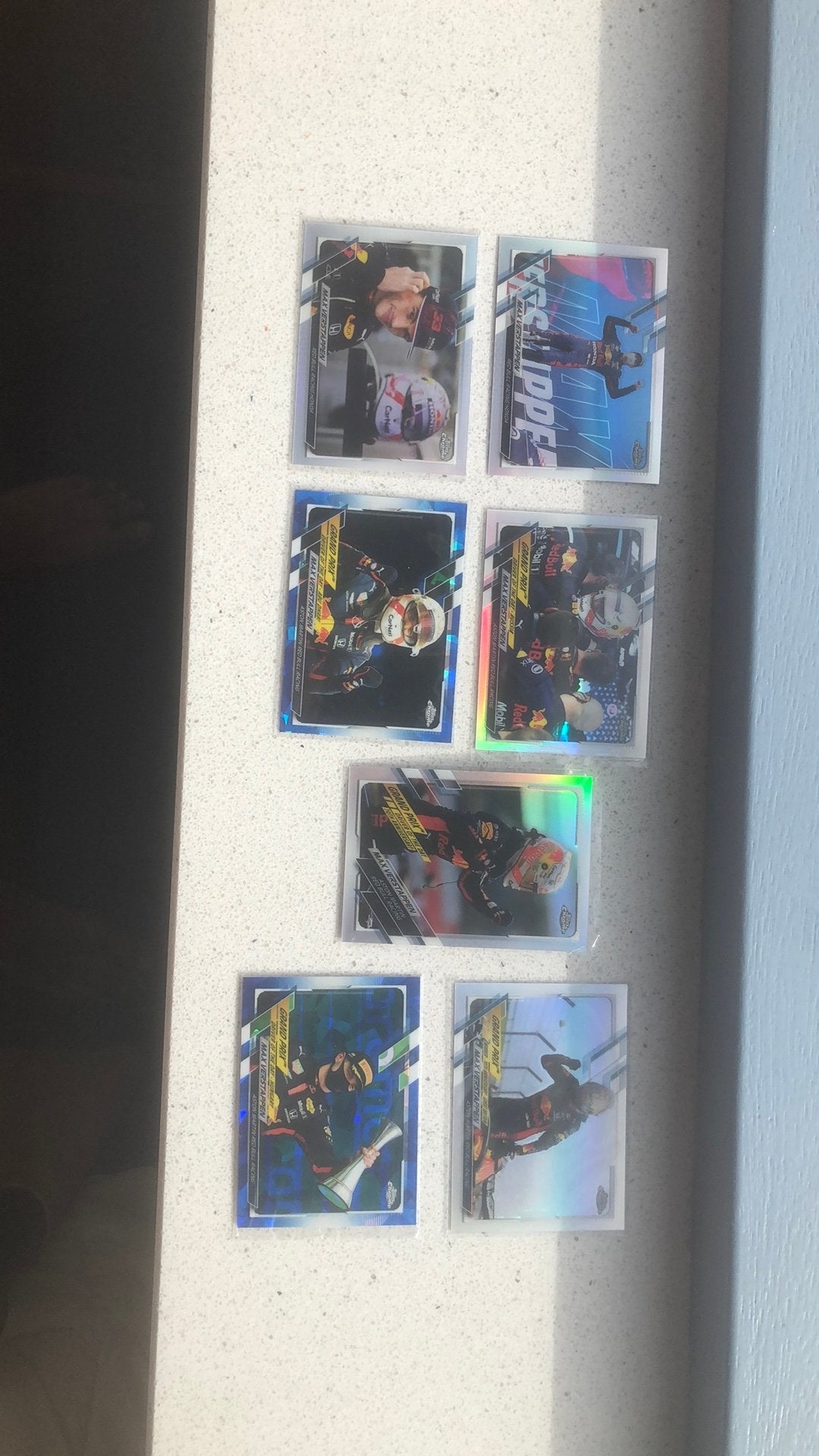MAX VERSTAPPEN LOT TOPPS CHROME FORMULE 1, Ophalen of Verzenden, Zo goed als nieuw, Plaatje