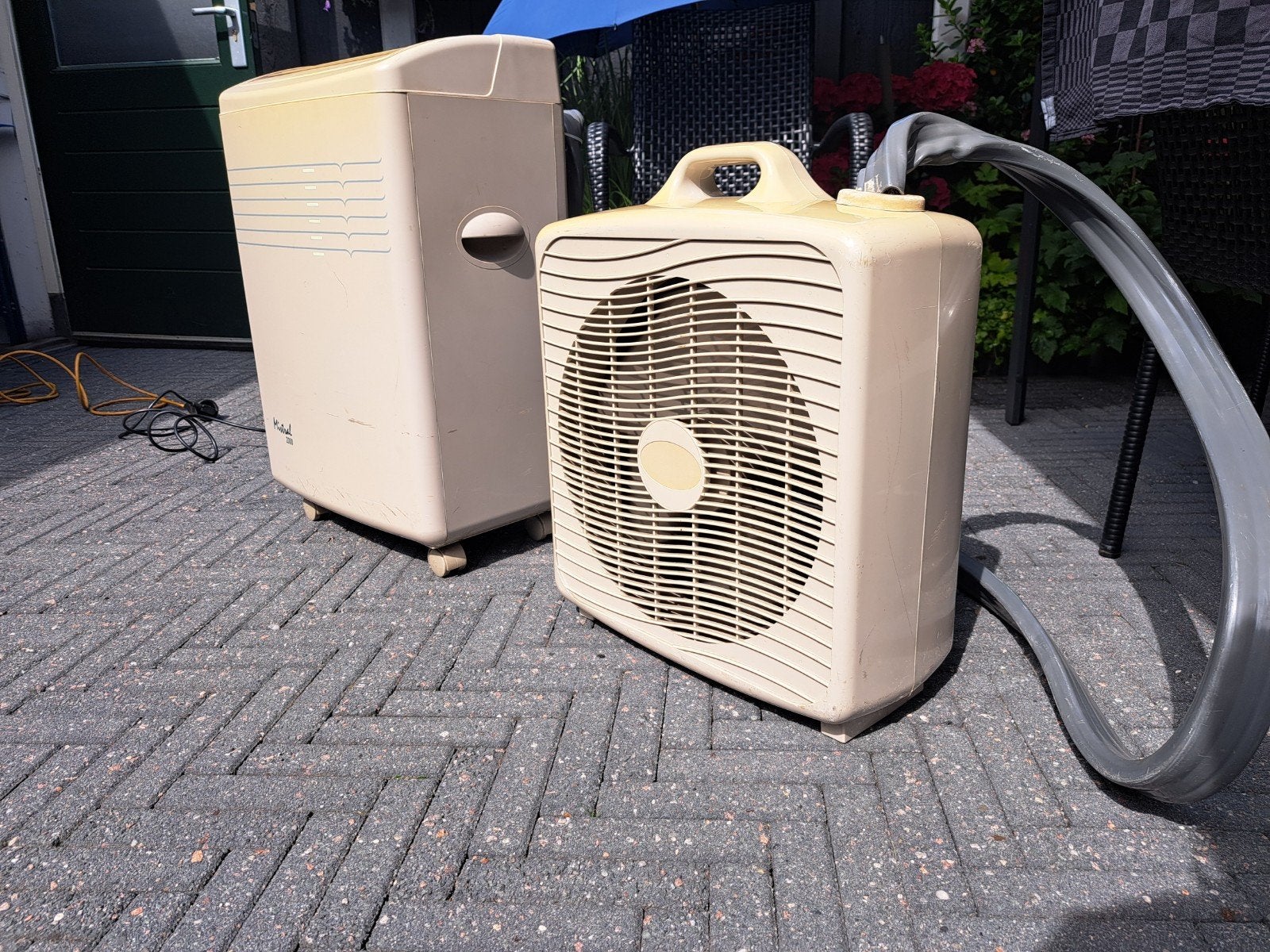 Mobiele Split Airco MS-3500, Witgoed en Apparatuur, Airco's, Gebruikt, Mobiele airco, Minder dan 60 m³, 3 snelheden of meer, Koelen en Ontvochtigen