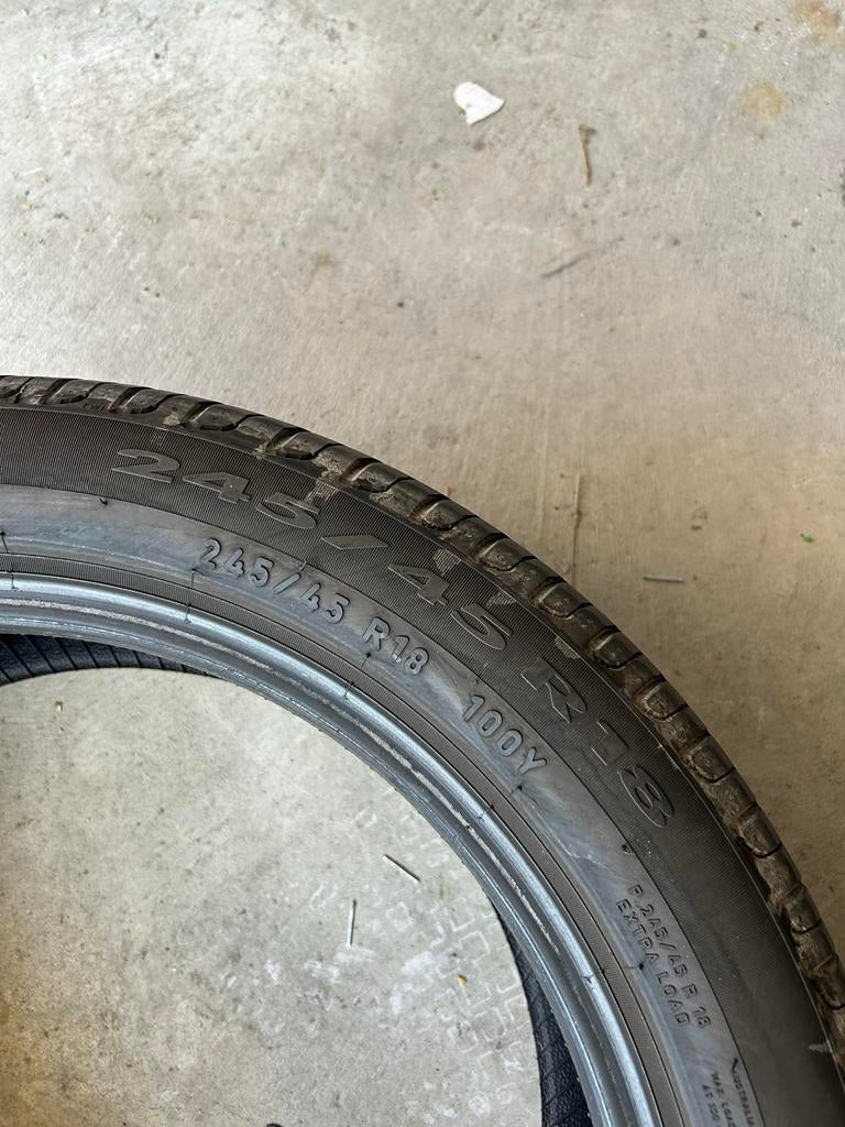 Pirelli P7 Cinturato 245/45/18 band, Ophalen