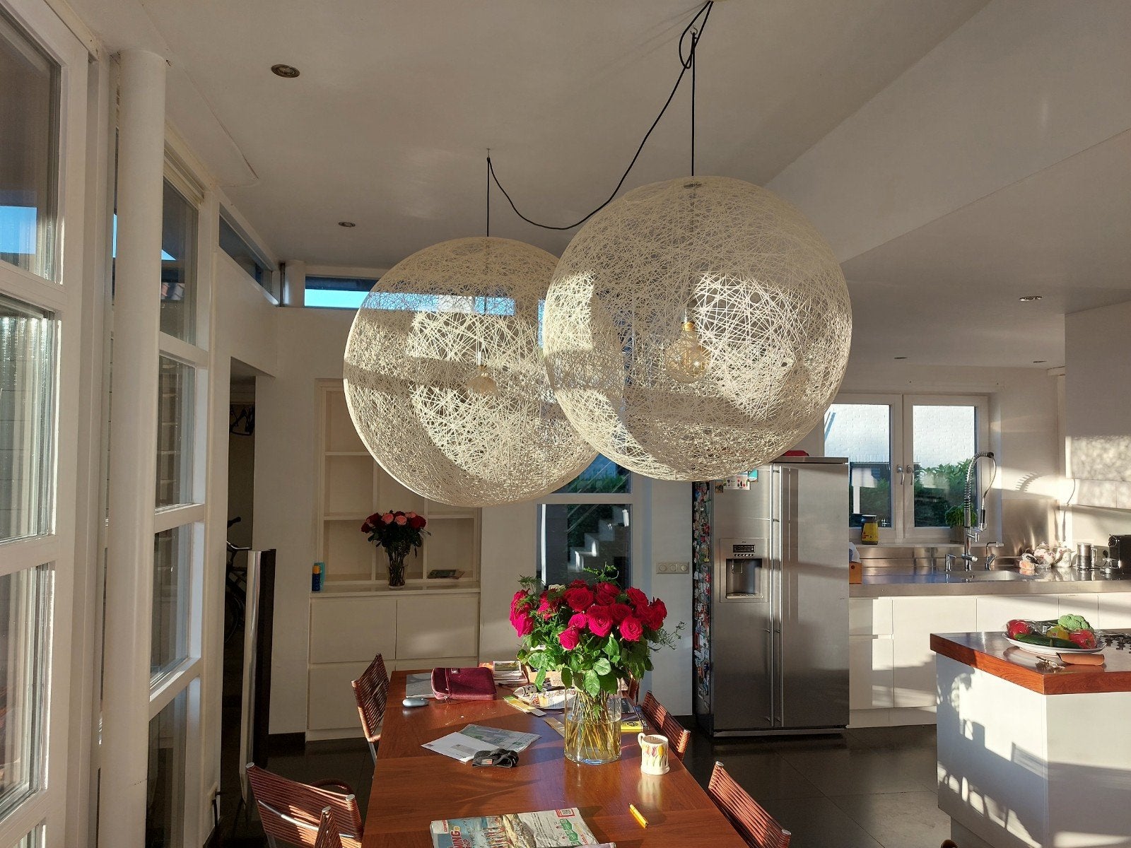 2x Moooi Random Light - Ø 105 cm en Ø 80 cm, Ophalen, Gebruikt, 75 cm of meer