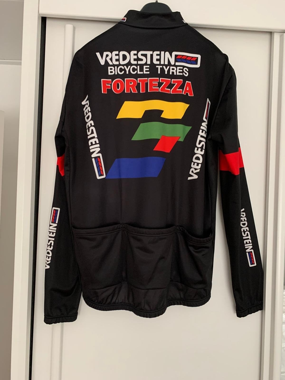 Vredestein Fortezza Fietsjack - Zwart, Maat XL, Ophalen, Vredestein, Zo goed als nieuw, Bovenkleding