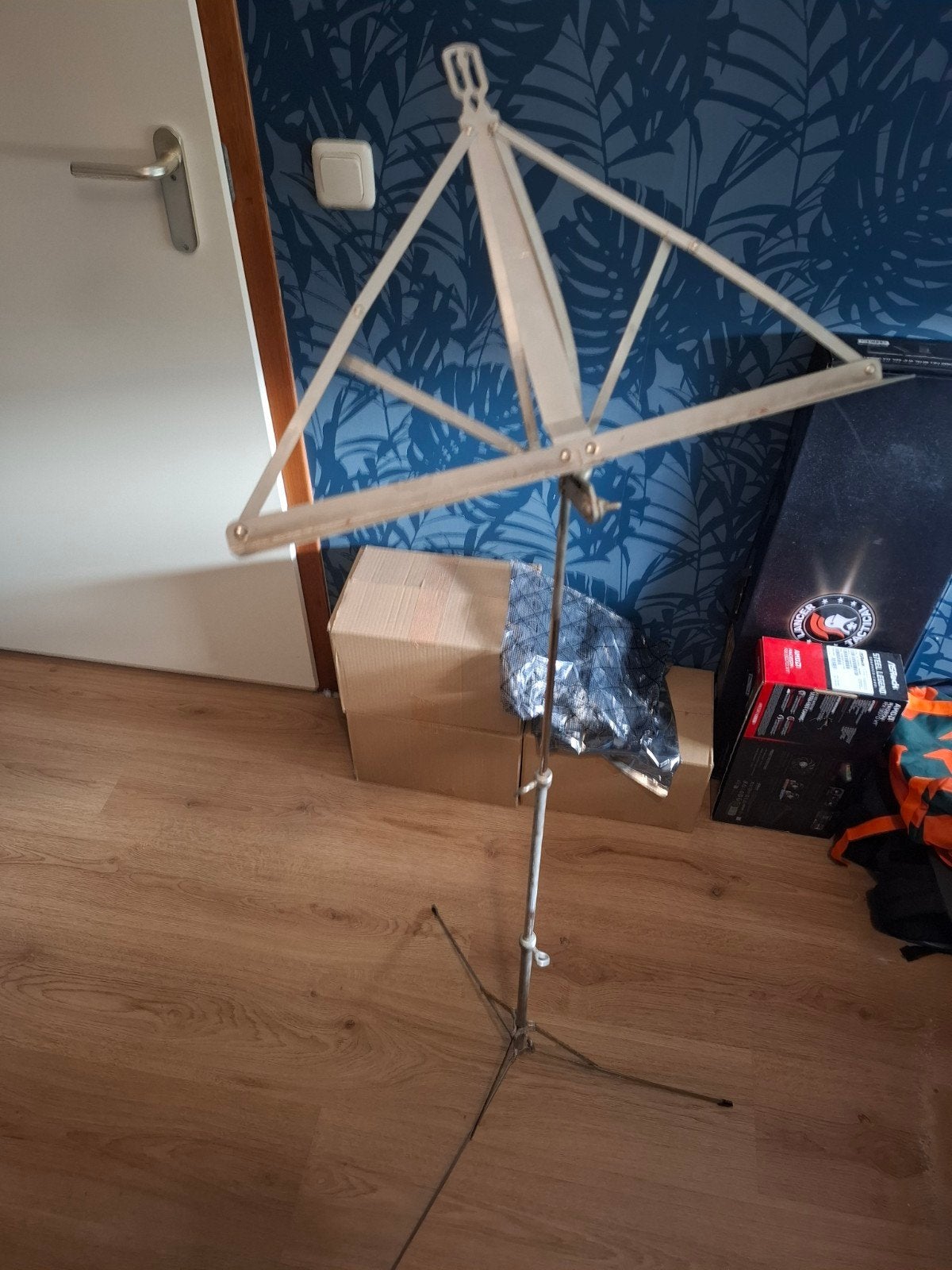 opvouwbaar muziekstandaard, Ophalen of Verzenden, Zo goed als nieuw, Muziekstandaard, Overige instrumenten