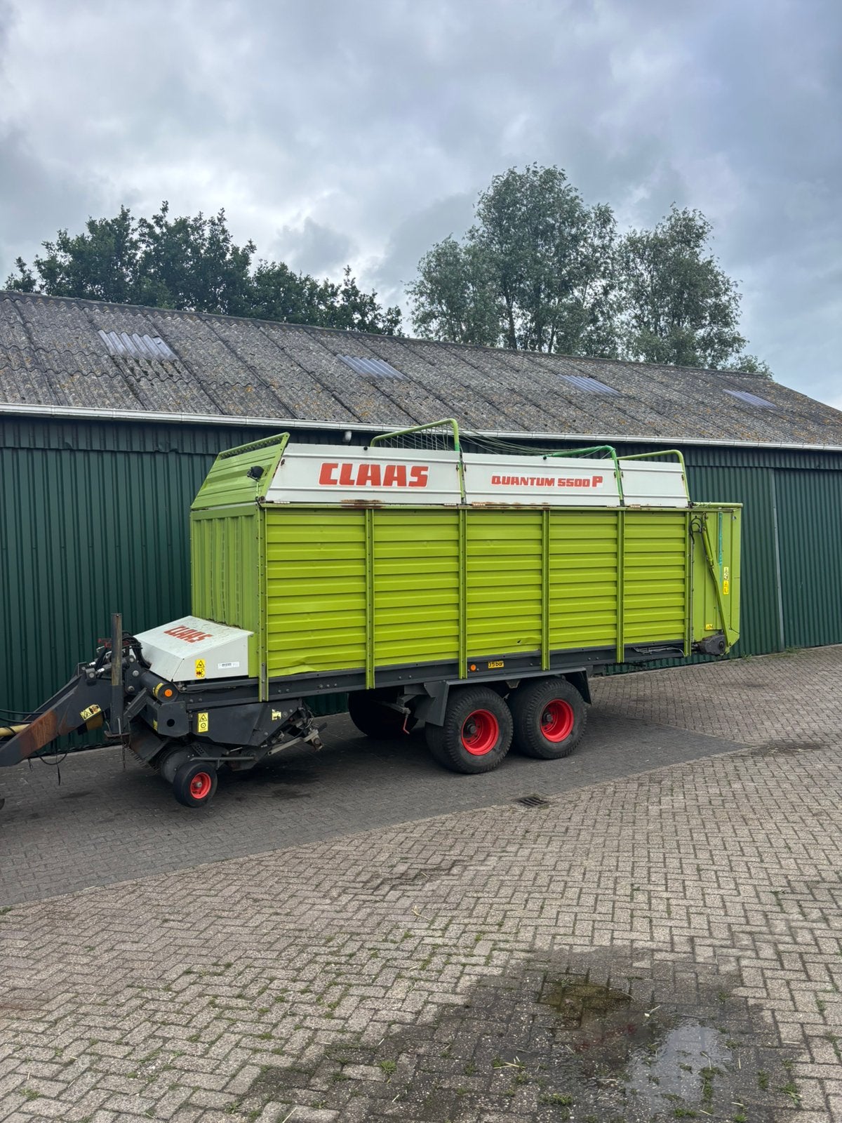 Claas Quantum 5500P Opraapwagen, Ophalen, Weidebouw