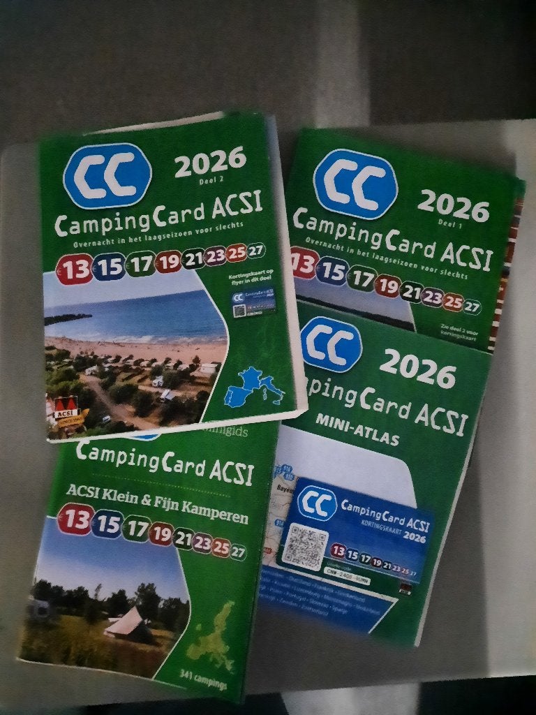 CampingCard ACSI 2026 - Compleet Pakket, Overige merken, Europa, Nieuw, Ophalen of Verzenden