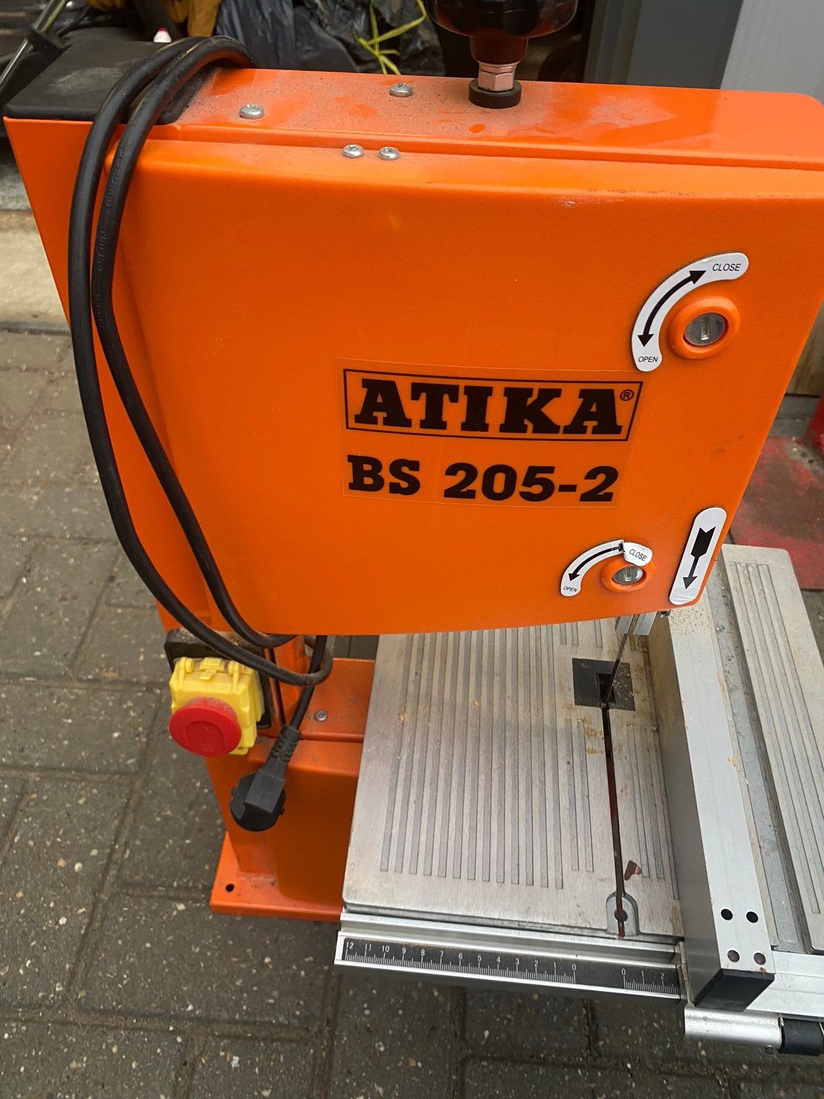 Atika zaagmachine nauwkeuring hout zaag, Ophalen of Verzenden, Zo goed als nieuw, 1200 watt of meer, 70 mm of meer