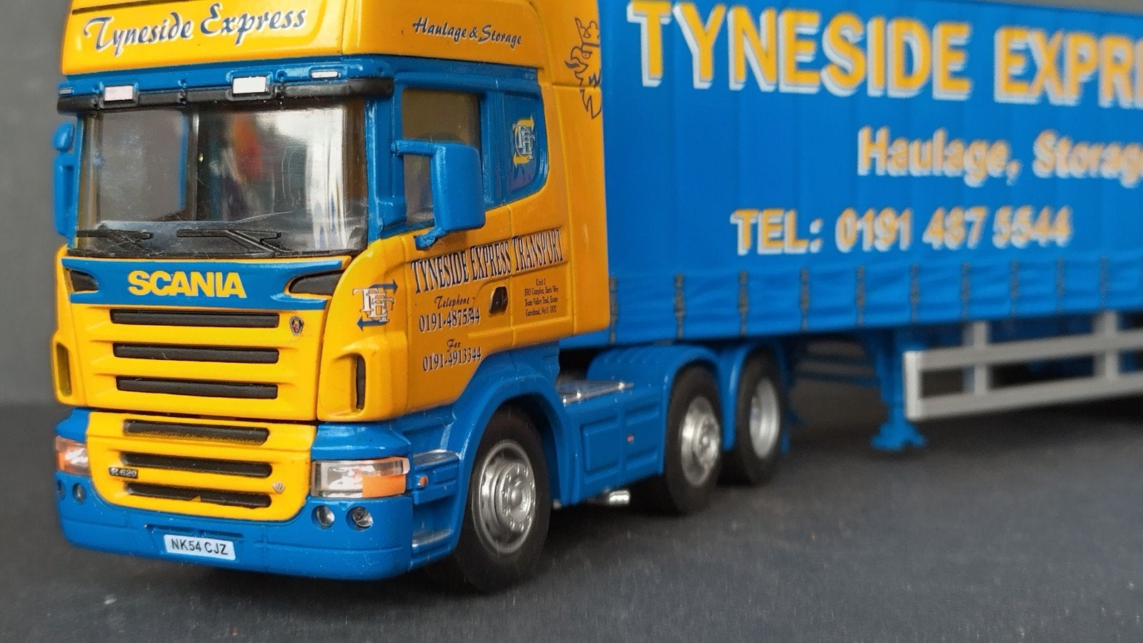 Scania R 620 Tyneside Transport 1:50 Cararama Pol, Overige merken, Verzenden, ., Cararama