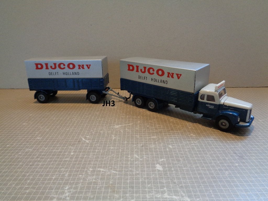 tekno scania dijco combi, Hobby en Vrije tijd, Modelauto's | 1:50, Ophalen of Verzenden, Zo goed als nieuw, Bus of Vrachtwagen