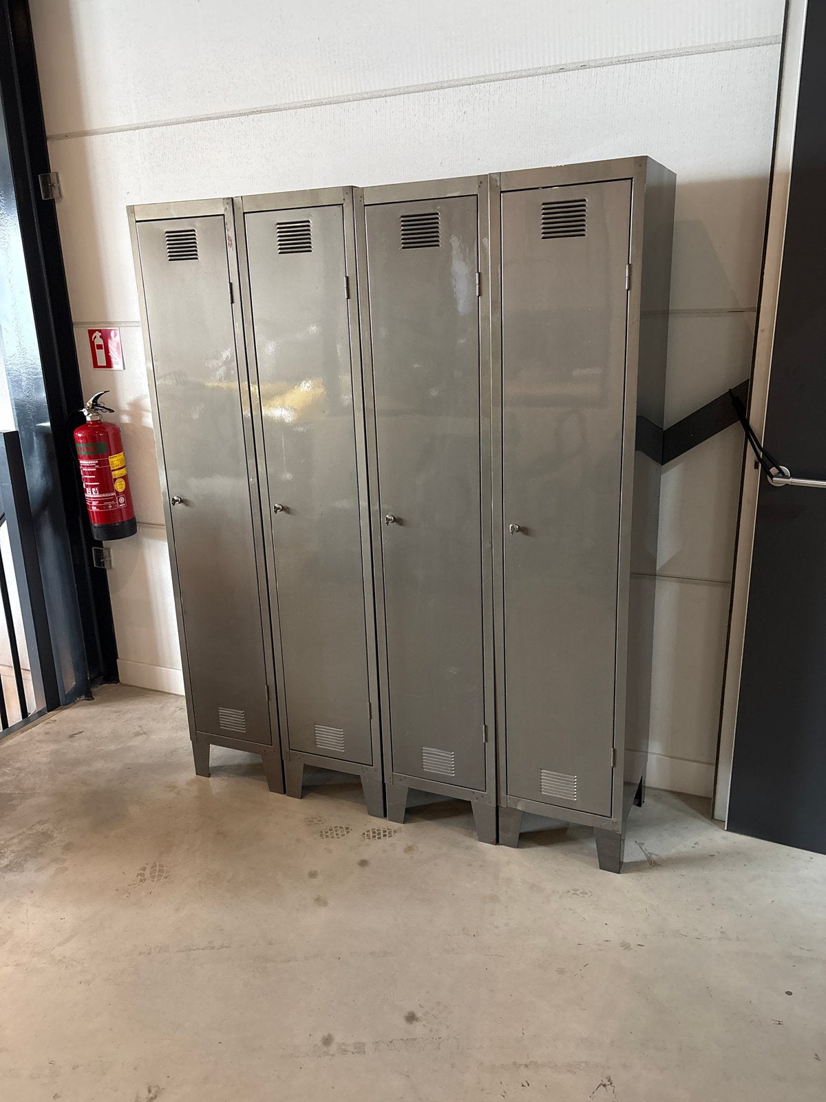 Metalen Lockerkasten - Set van 4, Ophalen, Gebruikt
