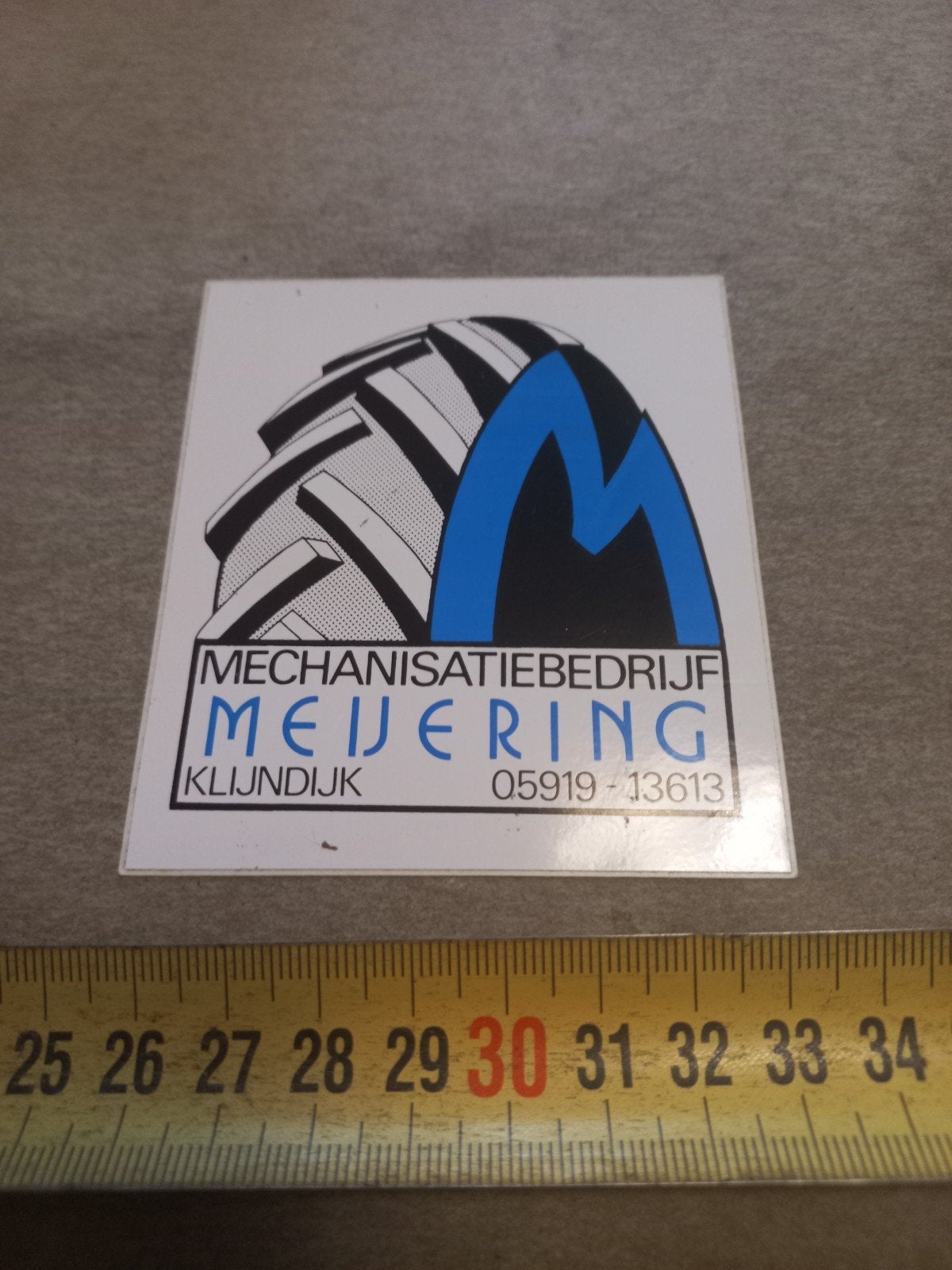Sticker Mechanisatiebedrijf Meijering Klijndijk, Ophalen of Verzenden
